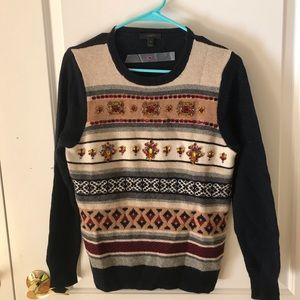 J crew beaded sweater
